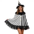 Halloween klovnekappe, karnevalskostume