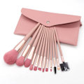 Miniatyrbillede 1 af 5: 12 stk. nøgen makeup børste sæt pulver pulver blusher øjenskygge børste multi-funktion makeup værktøj