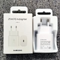Miniatyrbillede 1 af 6: Samsung A15 A25 A35 A55 A54 A73 25W PD Oplader Superhurtig Opladningsadapter Til Galaxy S24 S23 S22 S21 S20 Note 20 Ultra 10 Plus FE White-Charger Only