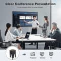 Miniatyrbild 5 av 5: USB TYPE C to DVI Cable 4K 30Hz (6FT/1.8M) Compatible with 2017/2016 Pro
