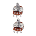 Miniatyrbillede 2 af 4: 2 stk. Guitar Potentiometer Digital Potentiometer Lineær Potentiometer Bas Potentiometer Potentiometer 250k