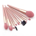 Miniatyrbillede 2 af 5: 12 stk. nøgen makeup børste sæt pulver pulver blusher øjenskygge børste multi-funktion makeup værktøj