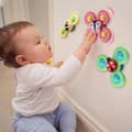 Miniatyrbild 7 av 8: 3-pack - Fidget Spinner with Suction Cup for Kids - Multicolor Spinning Toy