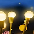 Pikkukuva 5 / 5: Aurinkokoirien valot ulkokäyttöön, 4-pakkauksessa, vedenpitävät 8 LED-lampulla, lämmin valkoinen aurinkoenergialla toimivat koristevalot