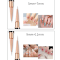 Miniatyrbild 3 av 5: 1 set Dubbelsidiga Nagelborstar för Nagelkonst Nagelborste Set för Akryl Applicering Hemma DIY Manikyr