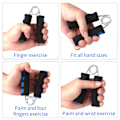 Miniatyrbild 4 av 5: Grepp för styrketräning, mjuka skumhandgrepp, förstärker handgreppsövningar, 2-pack