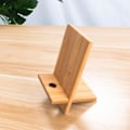 Miniatyrbilde 3 av 5: Mobilholder i tre | Skrivebordsstativ for mobiltelefoner - Mobilholder, skrivebordsorganisator, avtakbart nettbrettbord