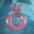 Miniatyrbild 3 av 3: Rosa Uppblåsbar Sjöjungfru Simbassäng Uppblåsbar Boj, Pool Float, Lounge, Flotte, Sommardekorationer, Strand, Vattenkul, Barnleksaker 1