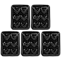 Pikkukuva 1 / 5: 5 kpl Leikkikalu Lasten Miniatyyrikeittiötarvikkeet Minikeittiötarvikkeet Miniatyyri Uunipelti Nuken Talo Uunipelti Musta Black 4X3cm