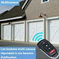 Miniatyrbilde 5 av 5: Universal Portåpner Fjernkontroll Portåpner Fjernkontroll Universal Garasjeportåpner Fjernkontroll 433.92 MHz 4 Nøkler Fjernkontroller Co Duplikator