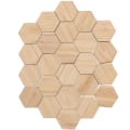 Pikkukuva 2 / 5: 24 kpl Mini-kalusteet Bambu Lattialaudat Deko Mini Lattiat Miniatyyli Koriste 2,3X2,3CM 2.3X2.3CM
