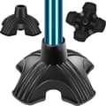 Heavy-duty cane tip, self-standing non-slip rubber foot for cane, 22 mm diameter