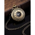 Miniatyrbillede 3 af 3: Vintage Lommeur til Mænd i Stål (Bronze)