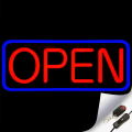 Miniatyrbild 4 av 4: Öppen Neon LED-skylt för Fönster, 11.8\"x 5.9\", Dörrskylt Födelsedagsfest Jul