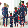 Pikkukuva 2 / 5: Vanhemman ja lapsen joulupyjamasetti - Yksivärinen pyjama kevät- ja syksyllä, kotikäyttöön 3ykids 3y kids