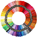 Miniatyrbillede 1 af 5: 100 stk broderigarn / moulinegarn multicolor multicolor 230
