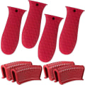 Miniatyrbillede 1 af 5: 8 Stykker Silikon Anti-Slip Grydeøre Klips Gummi Myre Greb ()