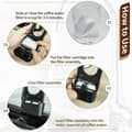 Miniatyrbilde 4 av 5: 6 stk kaffefilterposer, filterposer til kaffemaskin, filter
