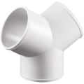 Miniatyrbillede 1 af 4: 3-vejs Kanalforbindelse, Kanaldeler til Aftræk Fan Tørrer Vent Slange, 4 Tommer Dia. (Y-form)