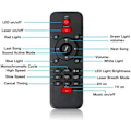 Miniatyrbillede 7 af 9: Stjerneprojektor LED Galaxy Lys / Natlampe / Stjernelampe Lampe sort black 542