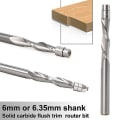 Miniatyrbilde 2 av 5: Kompatibel med tre Solid Carbide-spiss Fryser End Mill 6mm Skaft Topp Spin