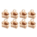 Miniatyrbillede 2 af 2: 8 stk. Mini Kurve Små Vævede Ferie Slik Kurve Bryllup Slik Gavekurve 8stk 6,5x5cm 8pcs 6.5x5cm