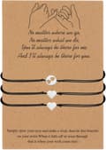Mor & Dotter Matchande Armband Set Svart Black