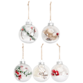 Miniatyrbilde 2 av 2: Klare pærer Ornamenter Juletrær Kuler Juletrær Pynt Juletrær Ornament Ferie Tre Globe Bauble8cm 8cm