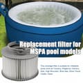 Miniatyrbillede 5 af 5: Filter til oppustelige MSpa pools 4-pak 4-pack