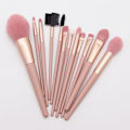Miniatyrbillede 3 af 5: 12 stk. nøgen makeup børste sæt pulver pulver blusher øjenskygge børste multi-funktion makeup værktøj