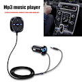 Miniatyrbild 5 av 5: Bluetooth-bilset, Bil Bluetooth-kompatibel ljudmottagare 3.5mm Bluetooth-kompatibel adapter ljudmottagare handsfree bil