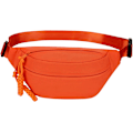 Miniatyrbild 1 av 7: Lång Midjeväska Fanny Pack för Kvinnor Män Mode Midjeväska Bumbag Crossbody Justerbar Reseväska Stora Fickor för Löpning Orange