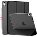 Pikkukuva 1 / 5: iPad Air 4 Kotelo 2020 - iPad Air 4. sukupolven kotelo 10,9 tuumaa Kevyt Ohut Suojus Läpinäkyvällä Himmeällä Kovalla Takakannella [tukee Touch ID:tä] (musta)
