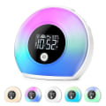Miniatyrbilde 1 av 5: Vekkeklokke med lys og Bluetooth-høyttaler, nattlys for barn, digital vekkerklokke for barn, tenåringer, soverom