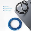 Miniatyrbillede 5 af 5: MagSafe Telefongreb med Aftagelig Magnetisk Ringholder & Fingerrem [JUN]