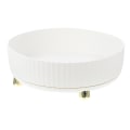 Miniatyrbillede 2 af 5: 1 stk. Diverse Hylde Roterende Opbevaringsstativ Køkken Organizer Krydderi Stativ Hvid 28X28X10CM White 28X28X10CM