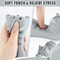Miniatyrbild 2 av 5: Handledsstöd för mus, tangentbord, dator, armbågsskydd, armstöd för skrivbord, ergonomiska kontorsmaterial, långsamt stigande PU-musmatta katt