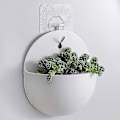 Miniatyrbillede 4 af 5: 1 stk. Enkel Plastik Væghængende Blomsterpotte Hydroponisk