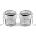 Miniatyrbilde 1 av 5: 2-pakks rustfritt stål krydderkule te-sil te-infuser krydderkule rustfritt stål filter te-kule