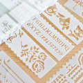 Pikkukuva 4 / 5: 8 kpl Sekalaisia Piirustusstencilit, Kuva, Maalaus, Stencil, Leikkikalut, Piirustusstencil Malli