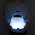 Miniatyrbild 2 av 5: Solcellsdriven Campinglykta - Uppblåsbar LED-lampa Perfekt för Camping, Vandring, Resor och Mer - Nödbelysning vid Strömstörningar