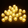 Miniatyrbillede 1 af 4: LED Lys, Batteridrevne Lys, 24 Styk, Røgfrie Elektriske Lys, Realistisk Flamme med Bevægelse. LED Lys, til hjemmet