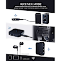 Miniatyrbillede 2 af 5: Bluetooth 5.0 Sender/Modtager, 2-i-1 Bluetooth Adapter til TV/Bilsystem