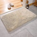 Miniatyrbillede 1 af 5: Bademåtte Antislip 40 X 60cm Beige, Bademåtter Antislip Vaskbar Bademåtte, Badeværelsesmåtte Med Høj Vandabsorption Bademåtte Til Badekar, Badeværelse, Stue