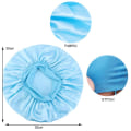 Pikkukuva 2 / 3: Silkkistä valmistettu hiuspanta nukkumiseen, naisten myssy, silkkimyssy nukkumiseen, joustava hiustenhoitomyssy luonnollisille kiharille hiuksille Rose red 1pcs