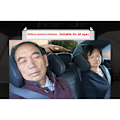 Miniatyrbillede 1 af 5: Sort Memory Foam Bilpude, Justerbar Nakkestøtte til Børn til at Sove i Bilen. Indbygget Memory Foam kan Genoprettes