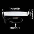 Miniatyrbillede 1 af 4: Klips-på Akvarium Mini LED Lys Akvarielampe EU Stik 220V -40cm-Linjelængde 120xm-16W