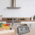 Miniatyrbillede 4 af 5: LCD Digital Temperatur- og Luftfugtighedsmåler Kompatibel med Indendørs Hjem, Elektronisk