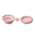 Miniatyrbilde 4 av 4: Sammenleggbar Bærbar Vaskeservant Folding Bucket Camping Fiske Bilvask Vasker Vann Folding Vaskeservant Vaskeservant Størrelse S (rosa)RosaXS Pink XS