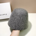 Miniatyrbild 5 av 5: Grå hattar för män kvinnor Bucket hattar Vandring Fiske Utomhus Sommar Skydd Hatt safari hatt M（56-58cm）